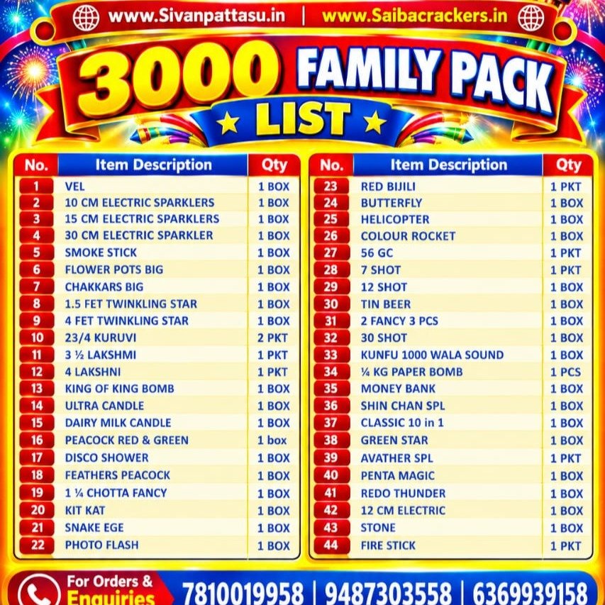 3000 family pack