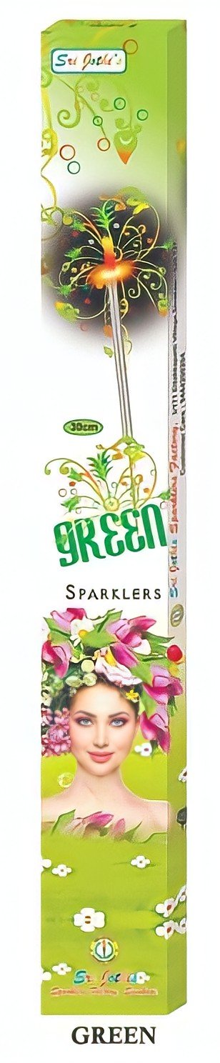 30 CM GREEN SPARKLER