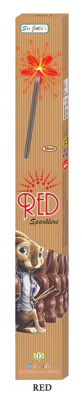 30 CM RED SPARKLER