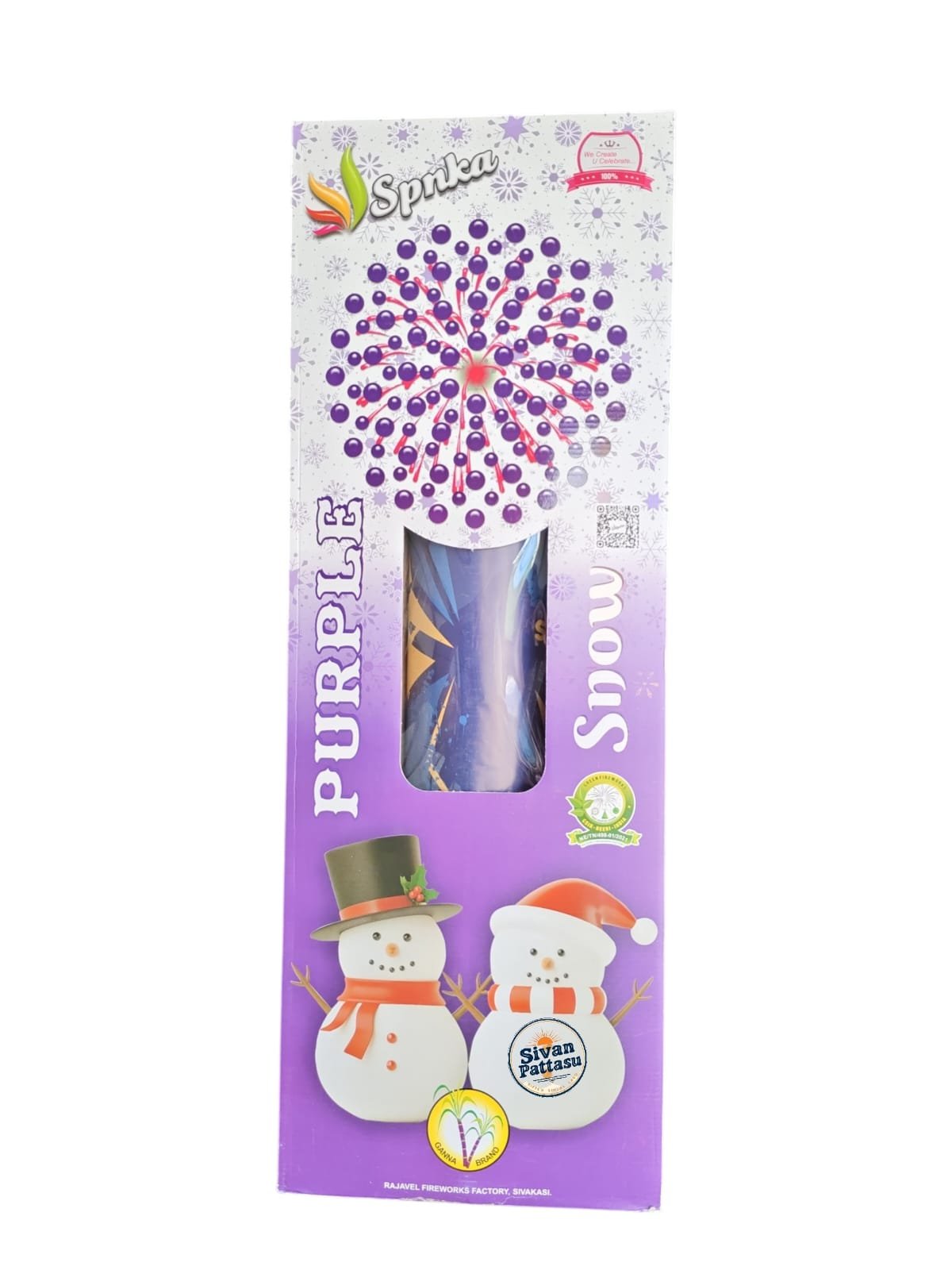 PURPLE  SNOW spanka